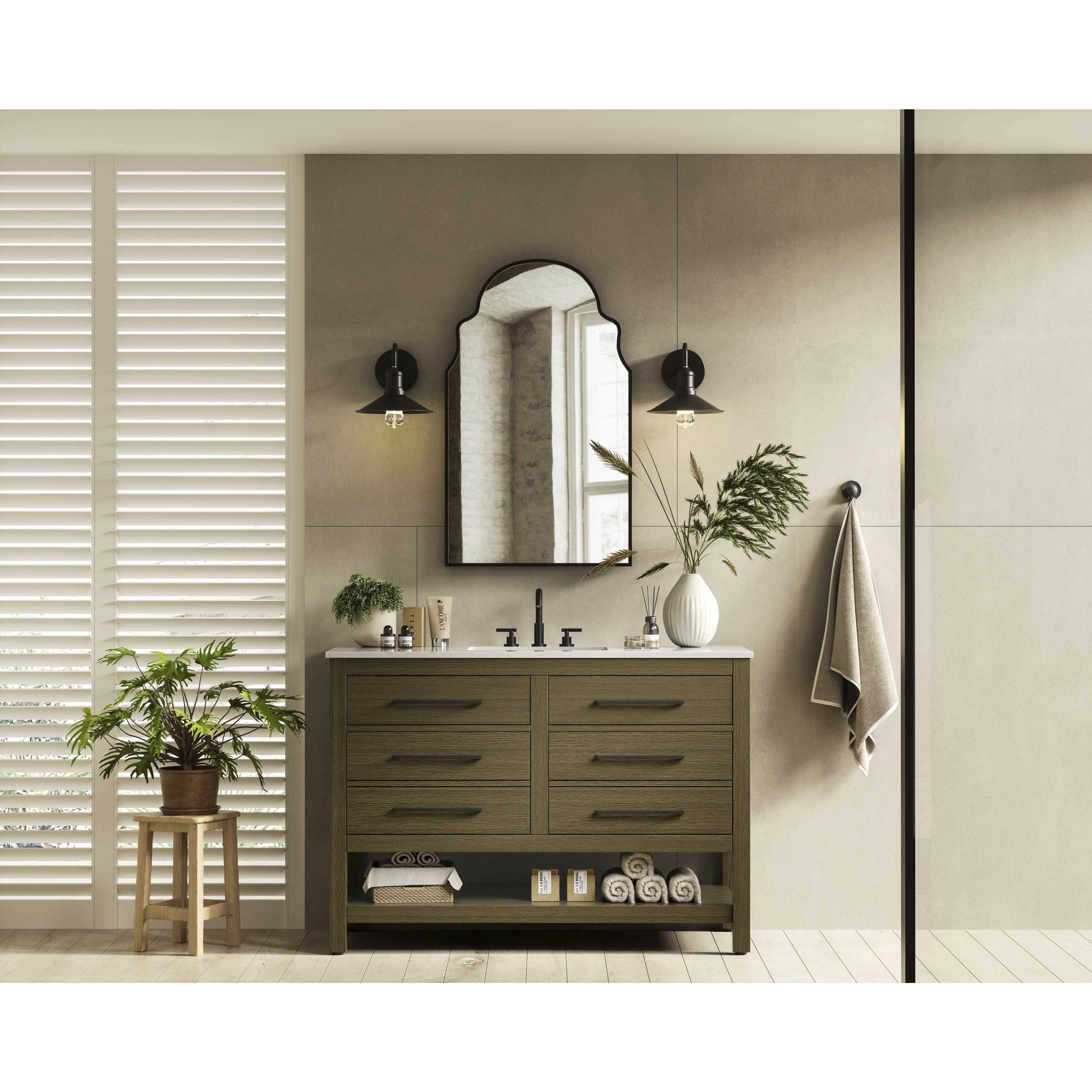 Karson 48 X 34 inch Chestnut Brown Bathroom Vanity Cabinet