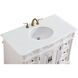 Oakland 42 X 22 X 36 inch Antique White Vanity Sink Set