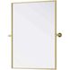 Amoura 32 X 24 inch Brass Mirror