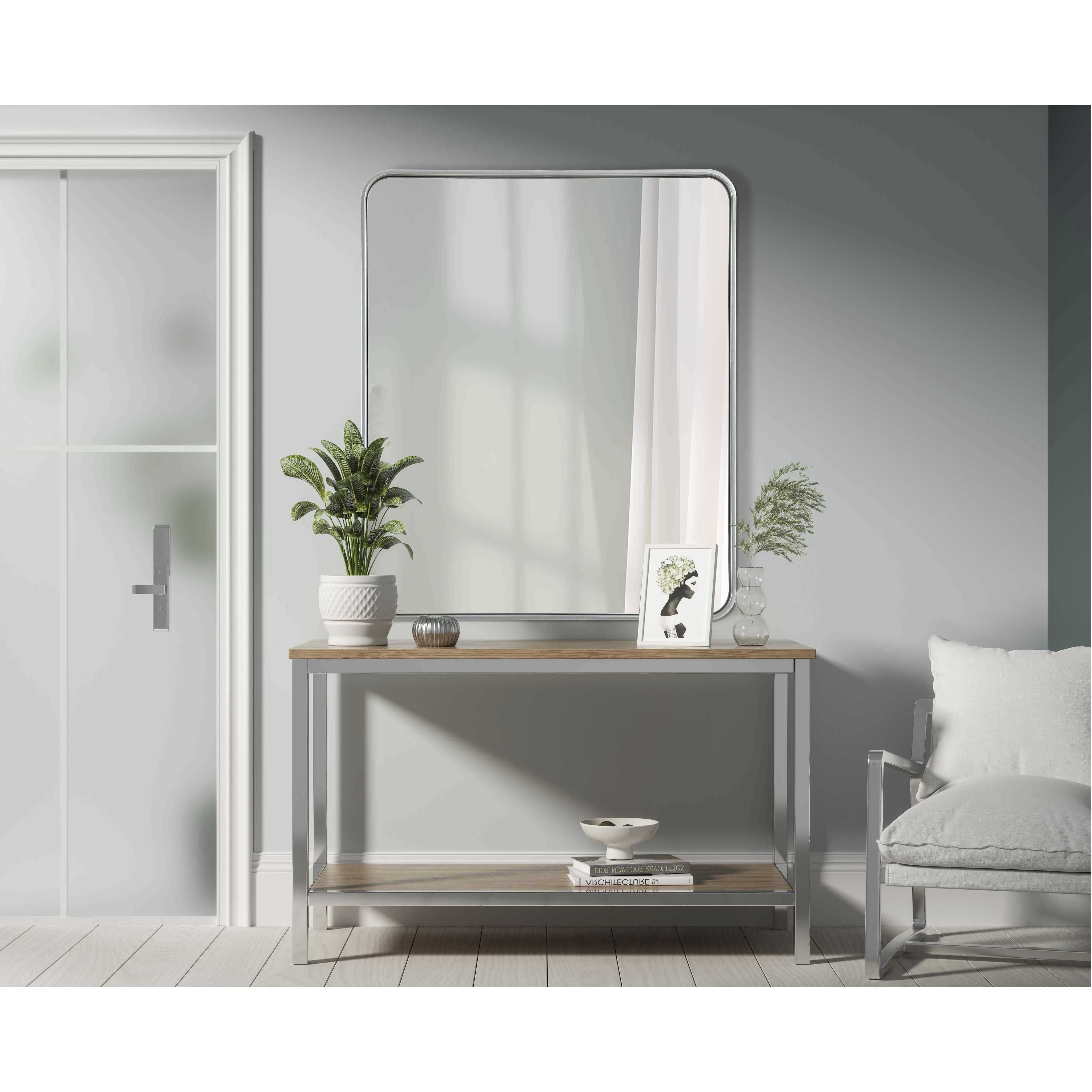 Remy 36 X 30 inch Silver Mirror