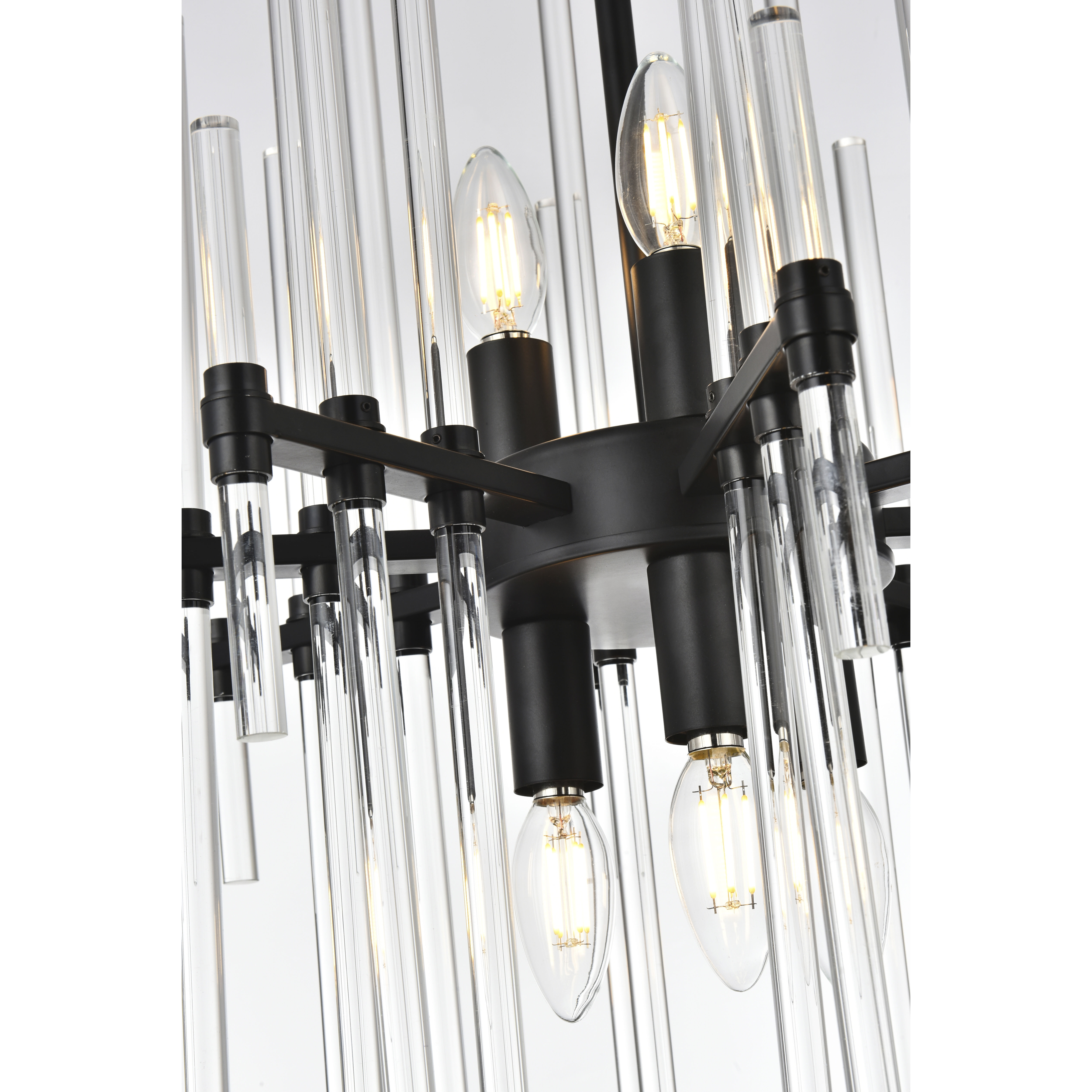 Sienna 6 Light 17 inch Black Pendant Ceiling Light