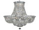 Tranquil 22 Light 22 inch Chrome Dining Chandelier Ceiling Light in Royal Cut