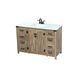 Grant 48 X 19 X 34 inch Natural Oak Vanity Sink Set in Not Included