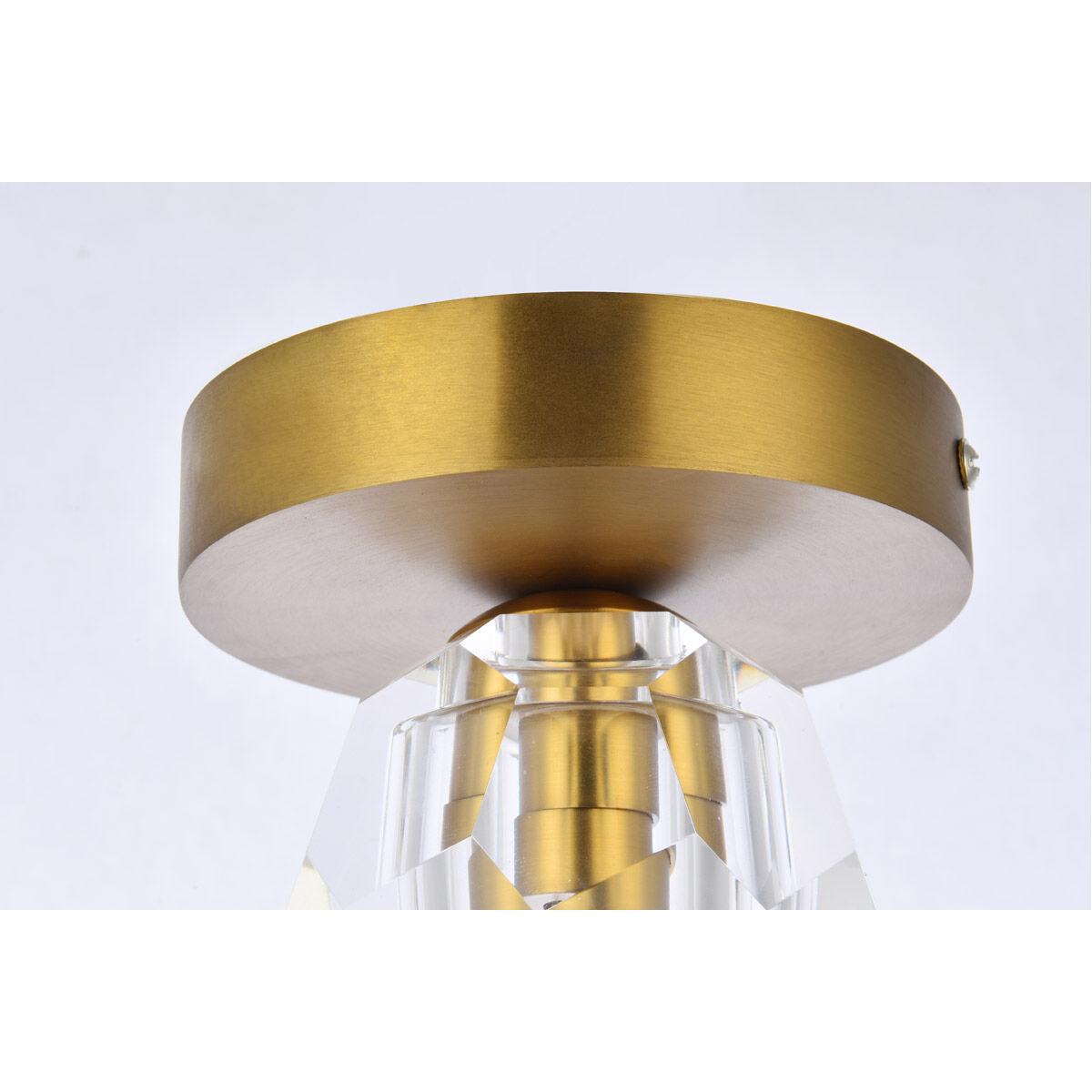 Eren 1 Light 5 inch Gold Flush Mount Ceiling Light