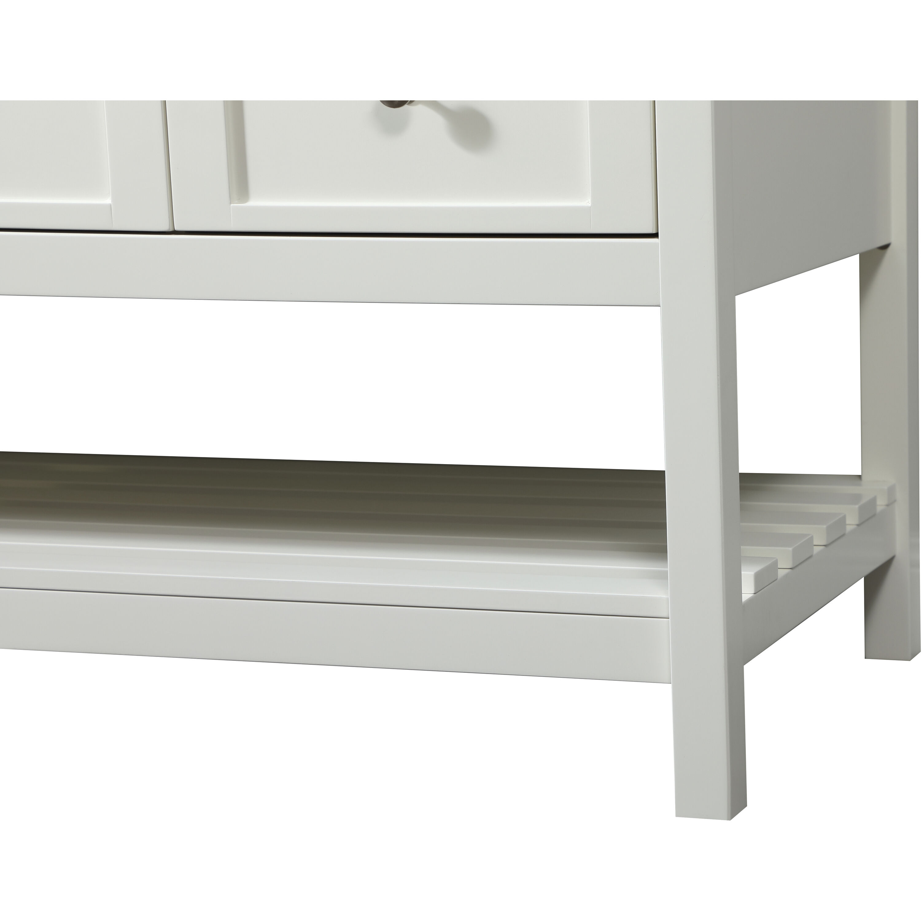 Theo 60 X 22 X 34 inch White Vanity Sink Set