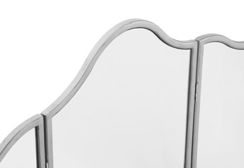 Chamberlan 39 X 24 inch Silver Trifold Vanity Mirror, Trifold