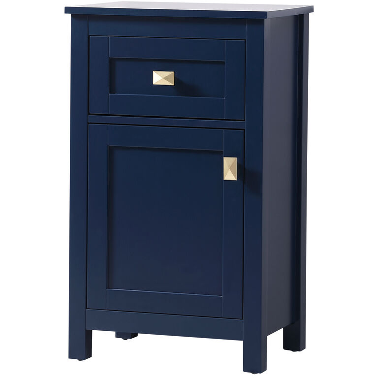 Adian Blue Bathroom Storage Cabinet
