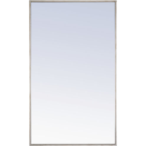 Monet 40 X 24 inch Silver Wall Mirror