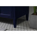Park Avenue 72 X 22 X 35 inch Blue Vanity Sink Set