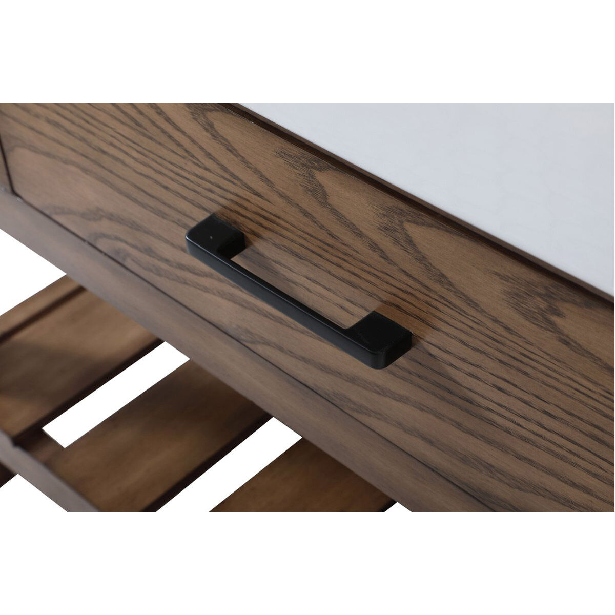 Clement 42 X 22 X 34.13 inch Driftwood Bathroom Vanity Cabinet