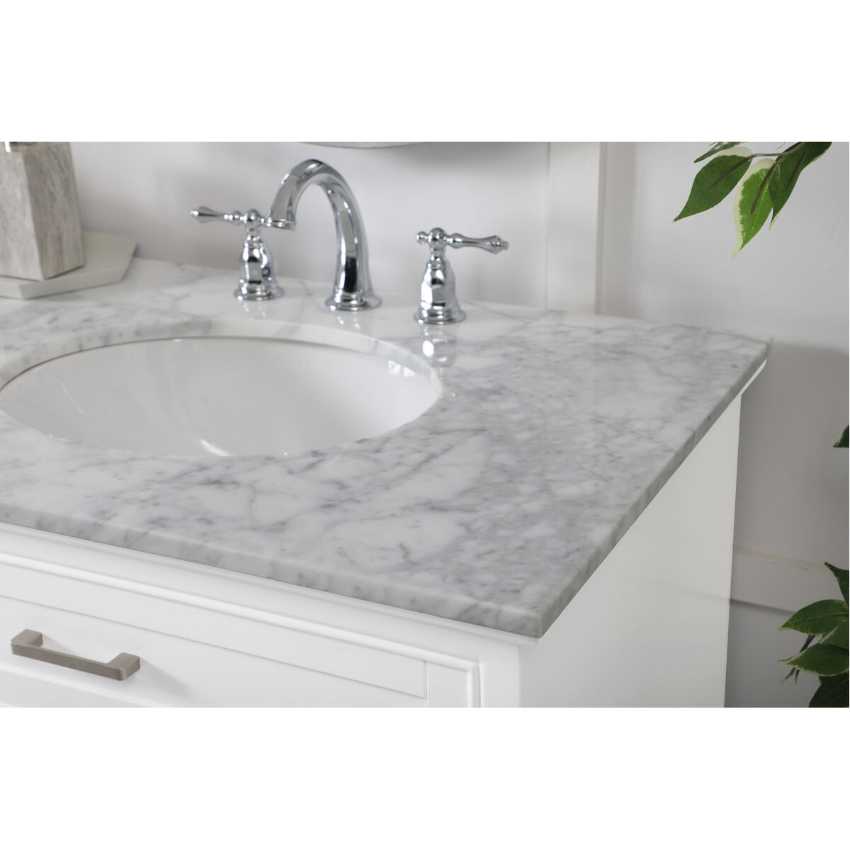Americana 72 X 22 X 35 inch White Vanity Sink Set