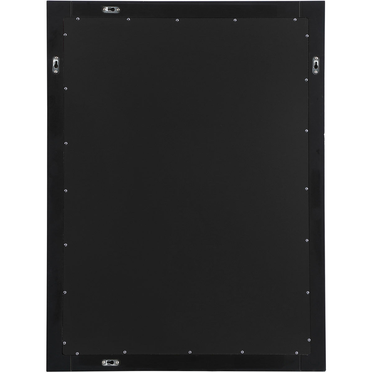 Aqua 36 X 27 inch Black Vanity Mirror