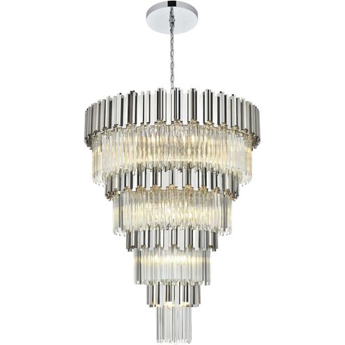 Willow 27 Light 40 inch Chrome Chandelier Ceiling Light