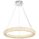 Bowen 1 Light 24 inch Chrome Chandelier Ceiling Light