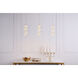 Polaris LED 28 inch Gold Pendant Ceiling Light