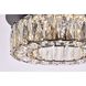 Monroe 1 Light 12 inch Black Flush Mount Ceiling Light
