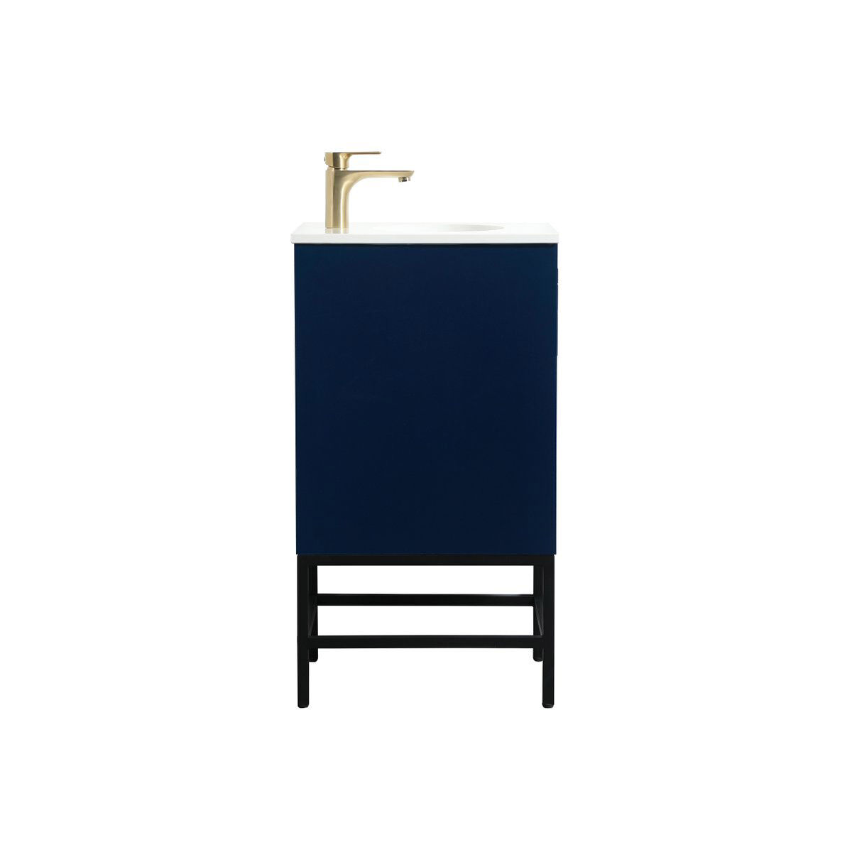 Eugene 19 X 18 X 33.5 inch Blue Vanity Sink Set
