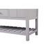 Clement 60 X 22 X 34 inch Grey Bathroom Vanity Cabinet