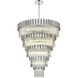 Willow 43 Light 59 inch Chrome Chandelier Ceiling Light