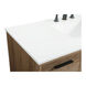 Baldwin 48 X 22 X 34 inch Natural Oak Vanity Sink Set