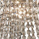 Tranquil 3 Light 12 inch Chrome Wall Sconce Wall Light in Royal Cut