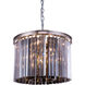 Sydney 6 Light 20 inch Polished Nickel Pendant Ceiling Light in Silver Shade, Urban Classic