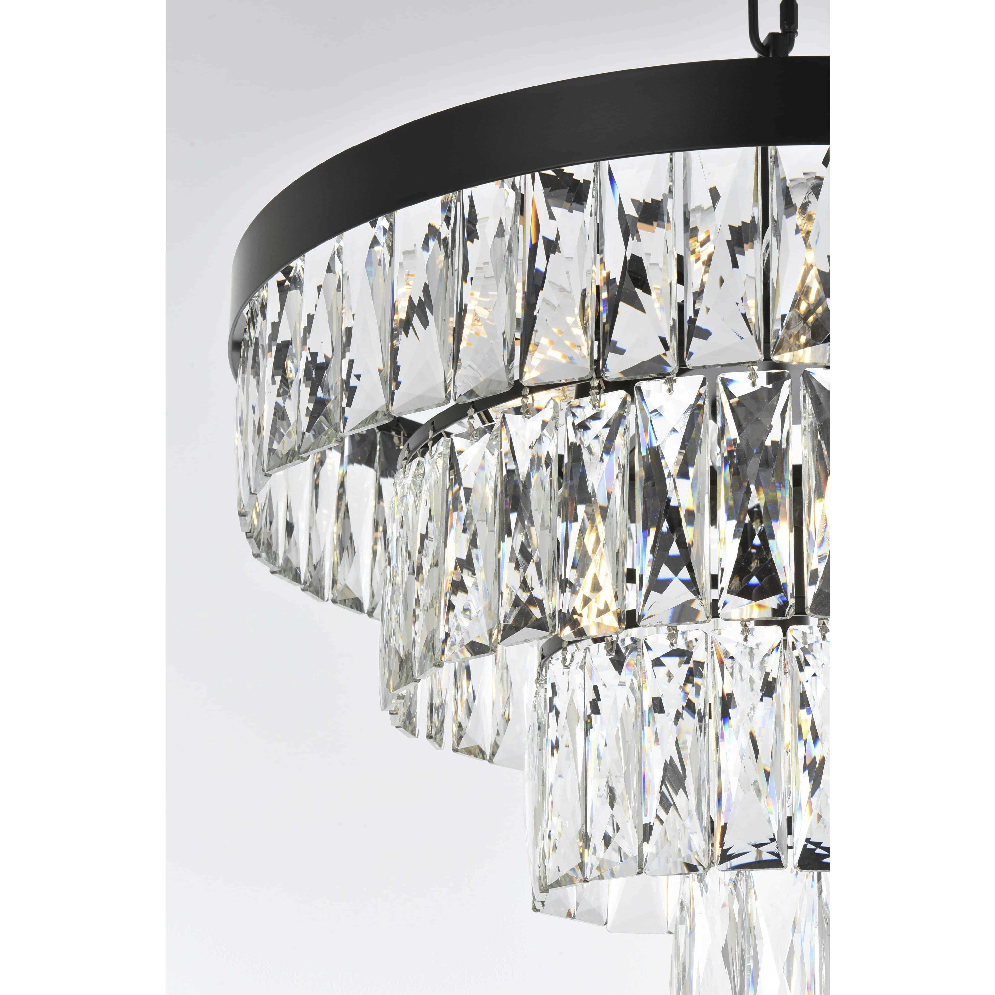 Josephine 10 Light 20 inch Black Chandelier Ceiling Light