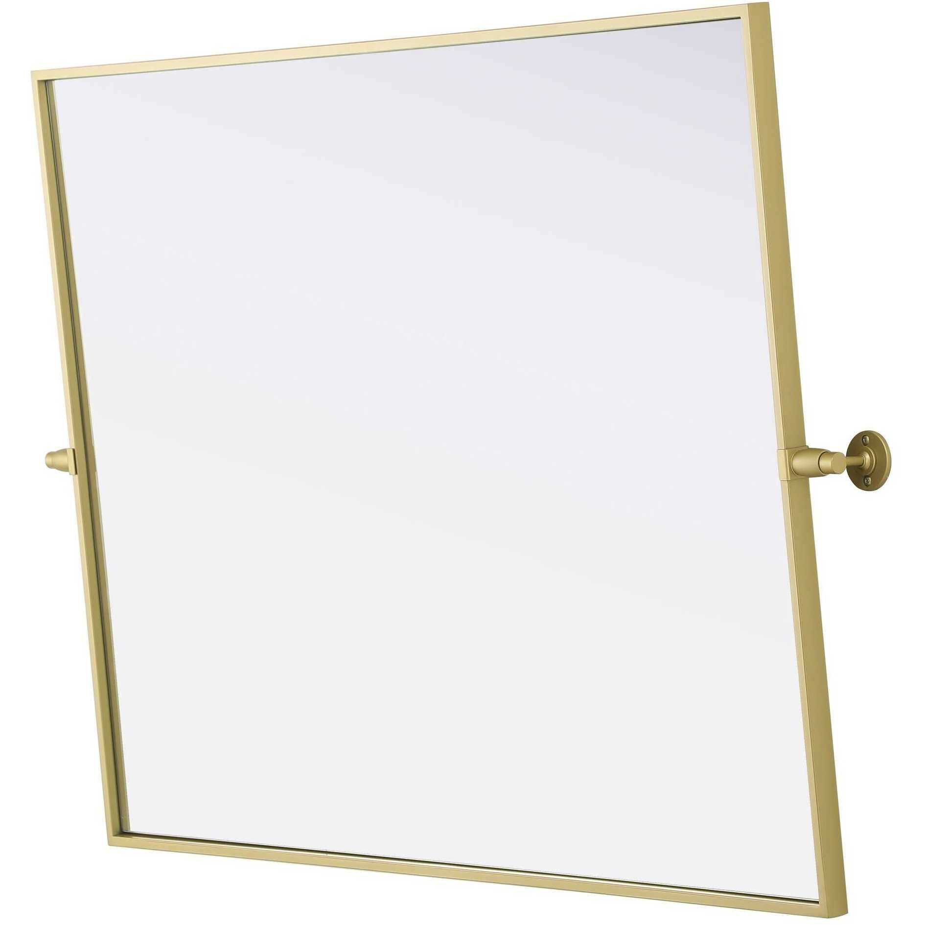 Amoura 40 X 30 inch Brass Mirror