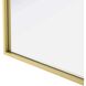Amoura 40 X 30 inch Brass Mirror