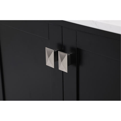 Irene 72 X 22 X 34 inch Black Vanity Sink Set