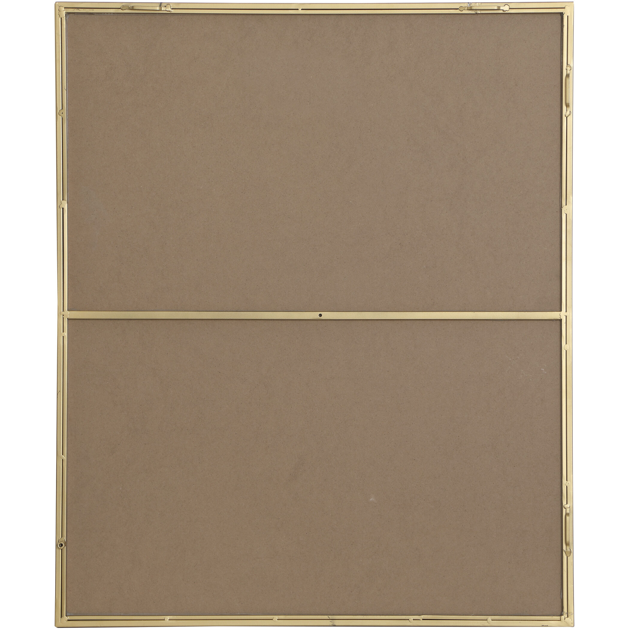 Monet 36 X 30 inch Brass Wall Mirror