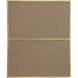 Monet 36 X 30 inch Brass Wall Mirror