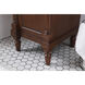 Lexington 19 X 18 X 35 inch Walnut Vanity Sink Set 