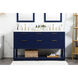 Larkin 60 X 22 X 34 inch Blue Vanity Sink Set