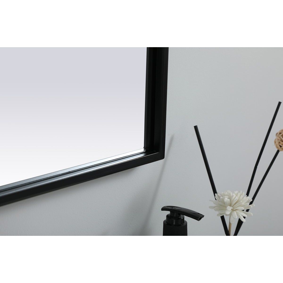 Ayra 36 X 22 inch Black Mirror