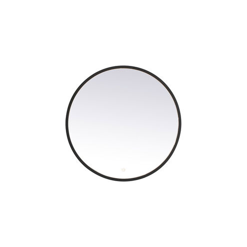 Pier 28 X 28 inch Black LED Mirror