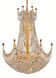 Corona 24 Light 30 inch Gold Dining Chandelier Ceiling Light in Royal Cut