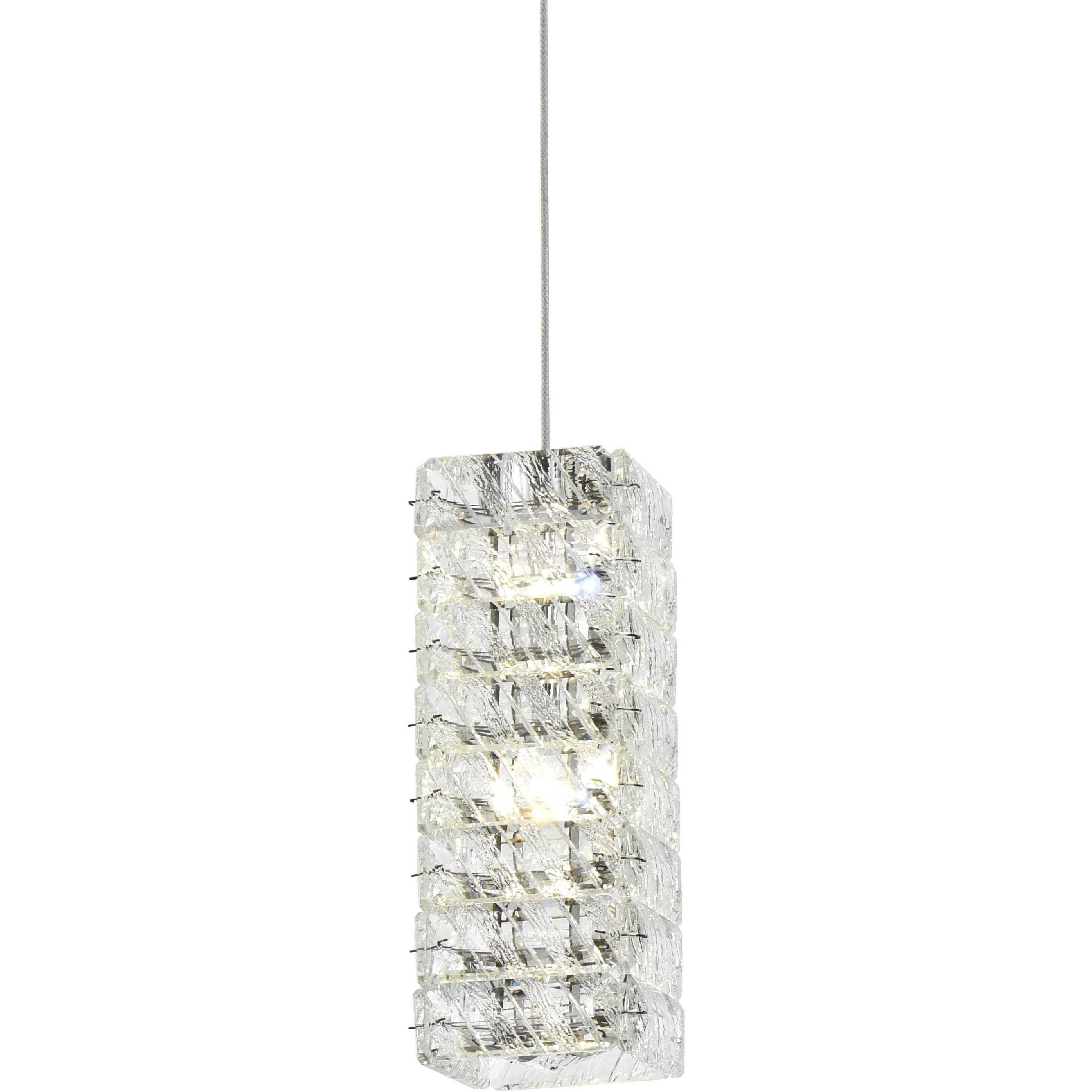 Aston 1 Light 6.5 inch Chrome Pendant Ceiling Light