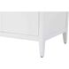 Millie 60 X 35 inch White Bathroom Vanity Cabinet