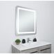 Genesis 30 X 24 inch Glossy White LED Mirror