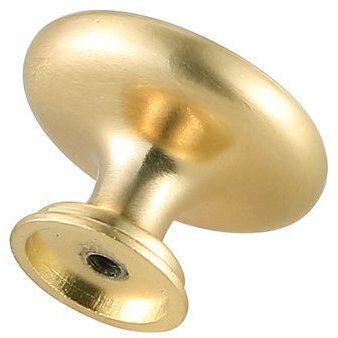 Minu Brushed Gold Hardware Cabinet Knob, Set of 10