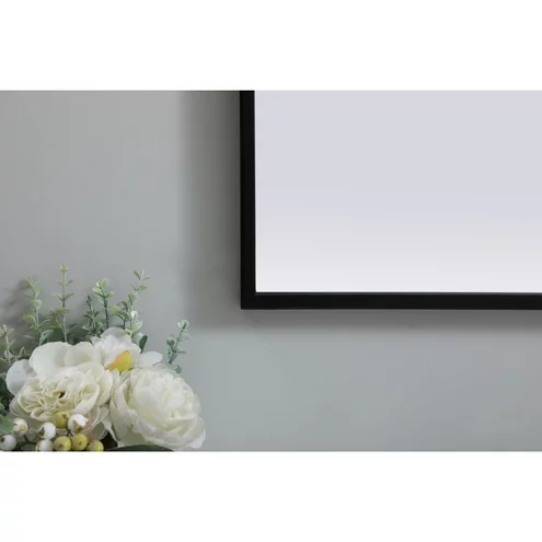 Elegant Lighting MR1A2236BLK Ayra 36 X 22 inch Black Mirror Elegant Lighting MR1A2236BLK Ayra 36 X 22 inch Black Mirror