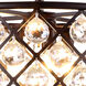 Madison 5 Light 20 inch Matte Black Pendant Ceiling Light in Clear, Urban Classic
