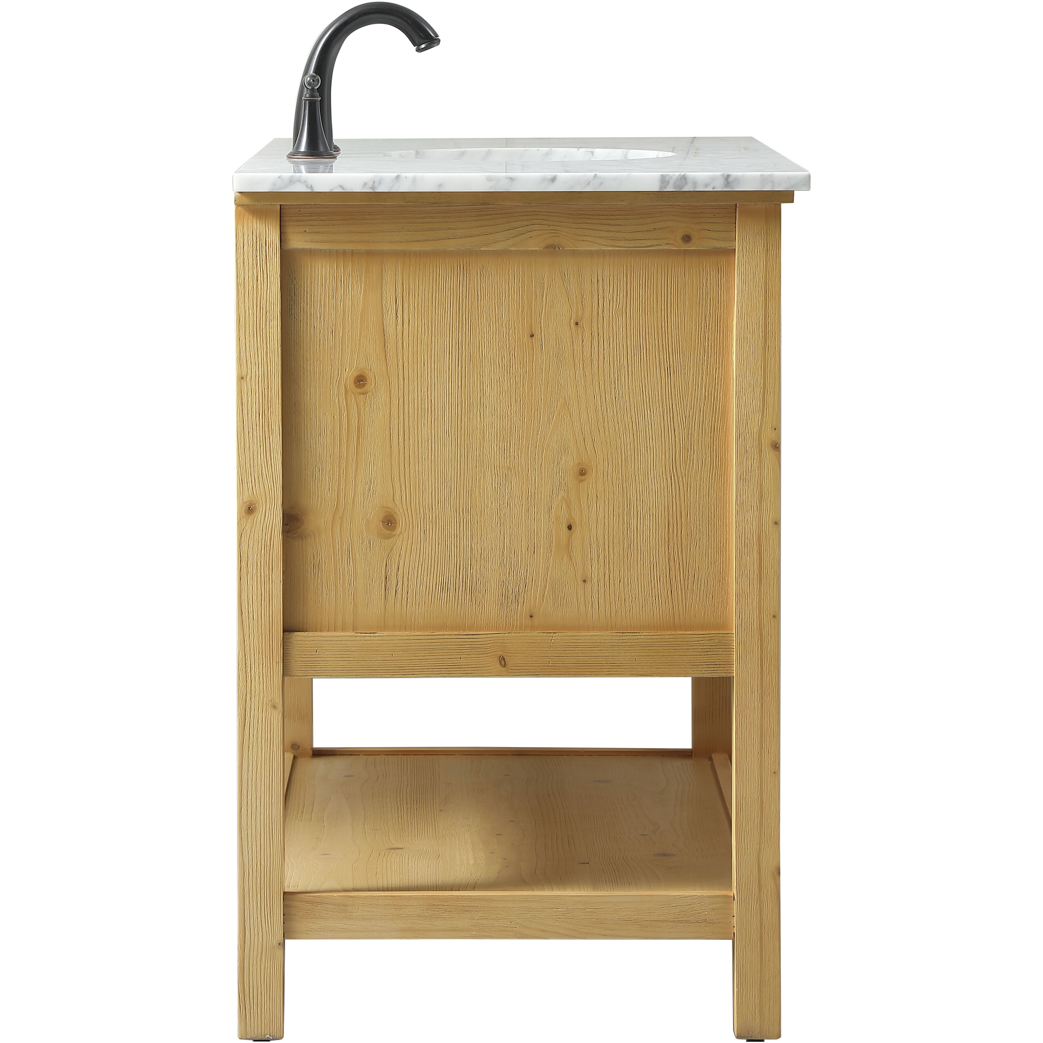 Metropolis 42 X 22 X 34 inch Natural Wood Vanity Sink Set