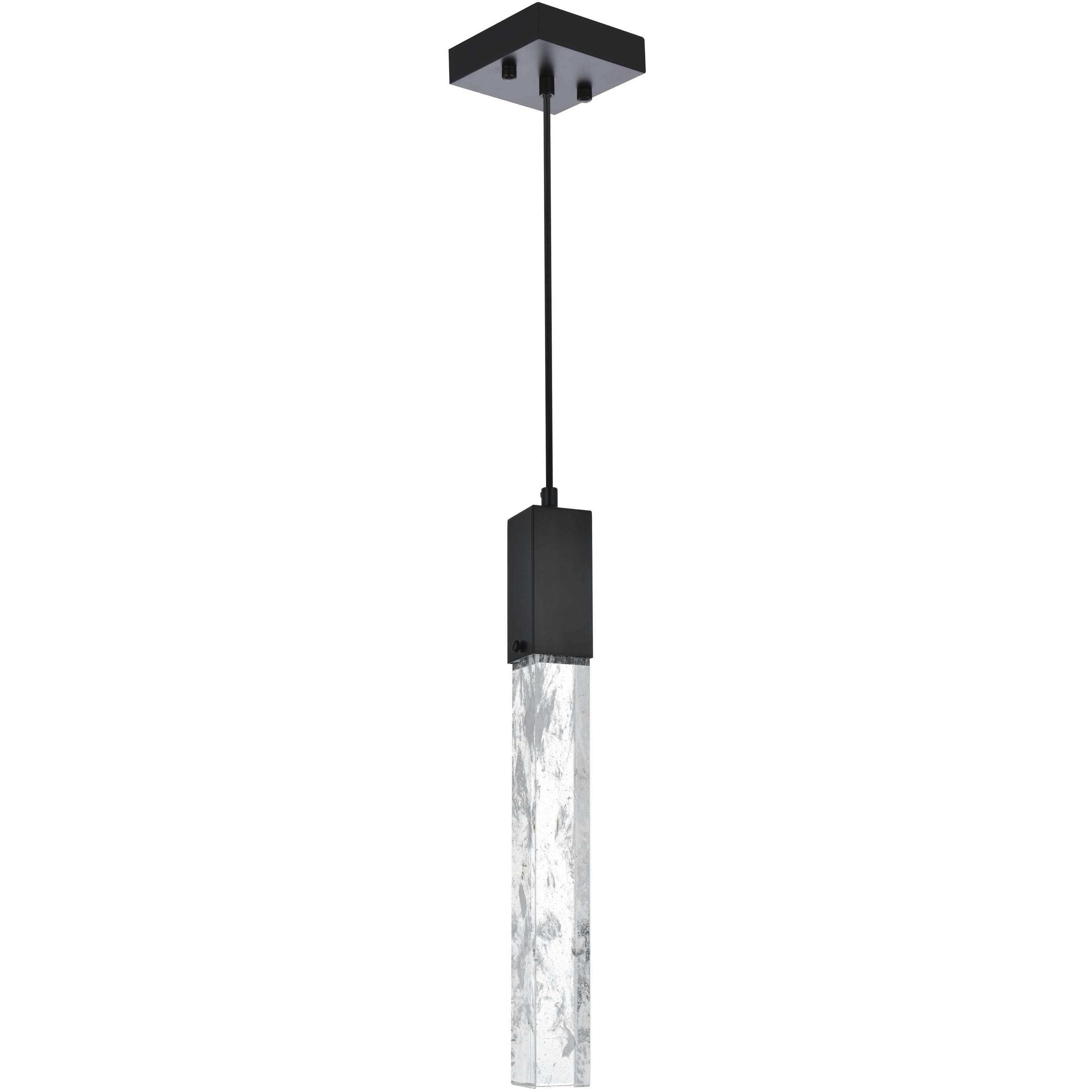Aurora 1 Light 5 inch Black Pendant Ceiling Light