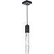 Aurora 1 Light 5 inch Black Pendant Ceiling Light