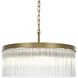 Harlow 6 Light 24 inch Satin Gold Chandelier Ceiling Light