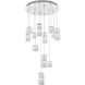 Aston 12 Light 28 inch Chrome Pendant Ceiling Light