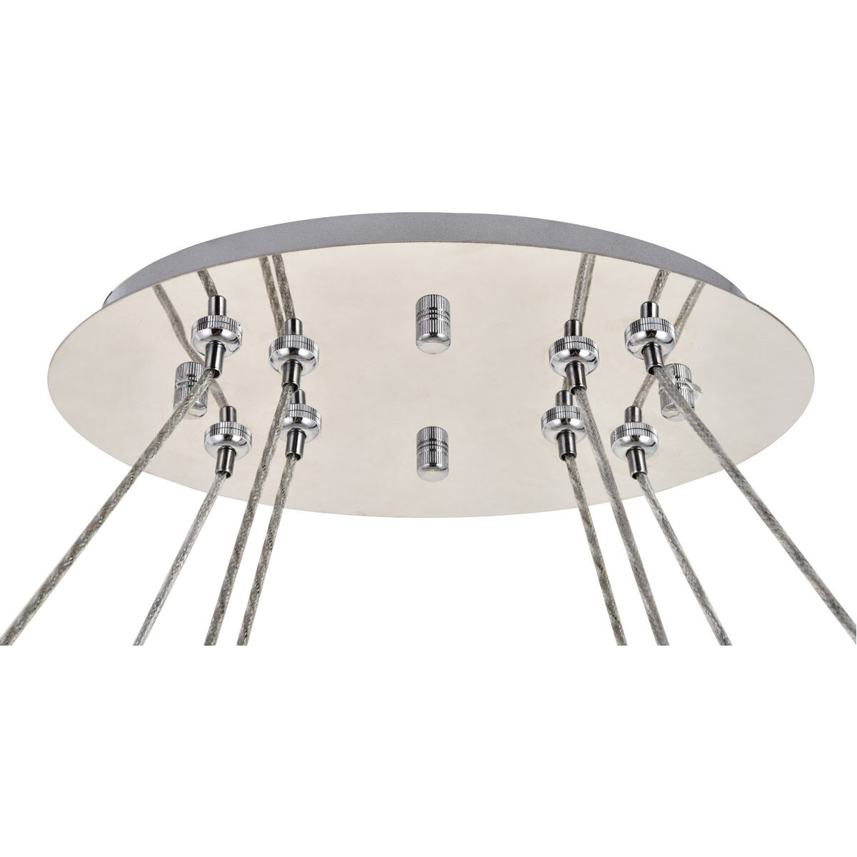 Monroe LED 41 inch Chrome Chandelier Ceiling Light