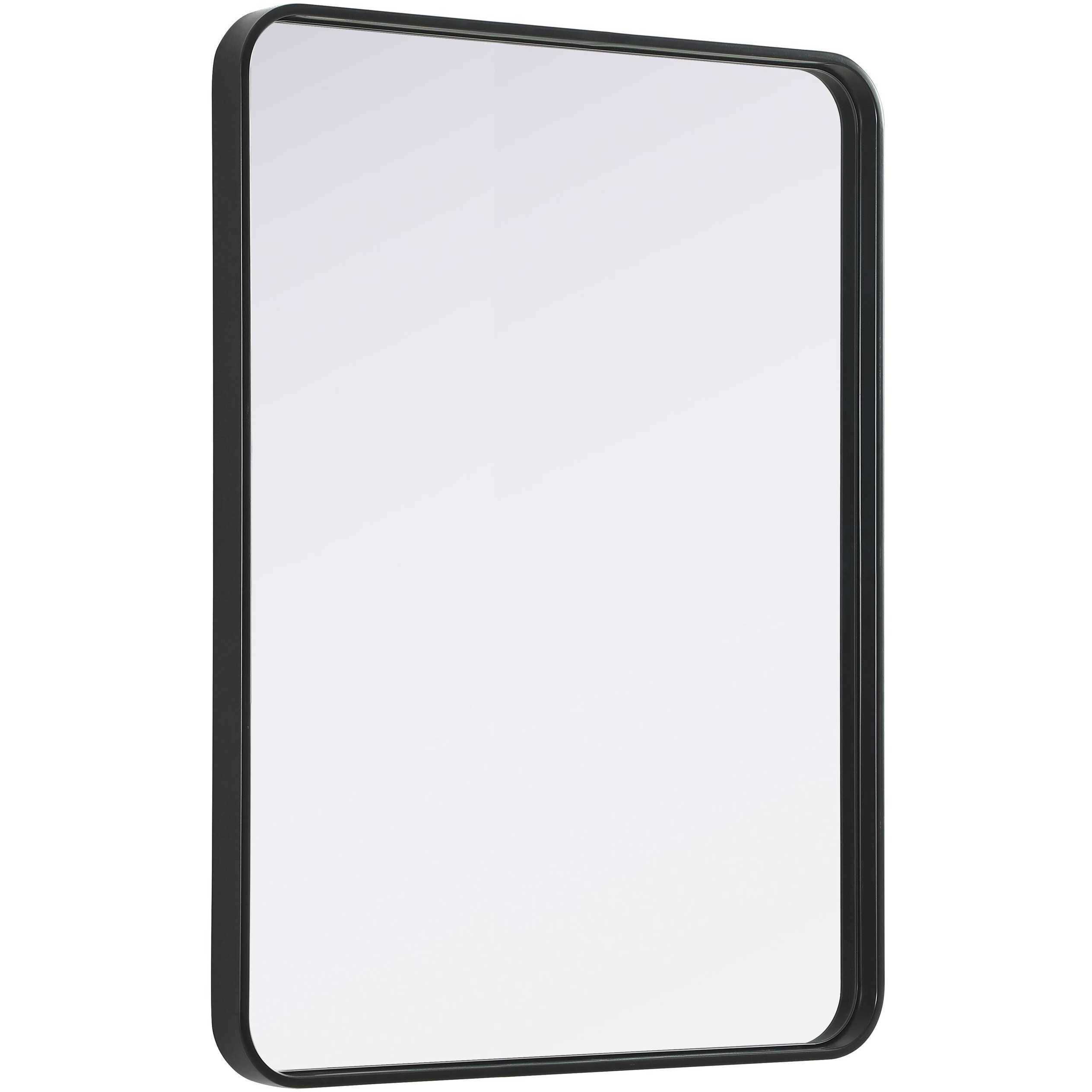 Remy 32 X 24 inch Black Mirror